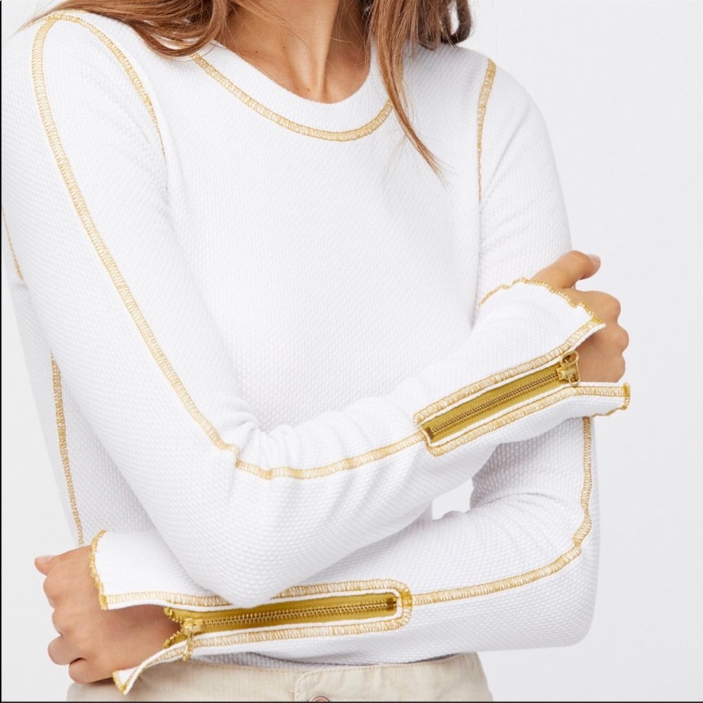 Free People Zipper Cuff thermal